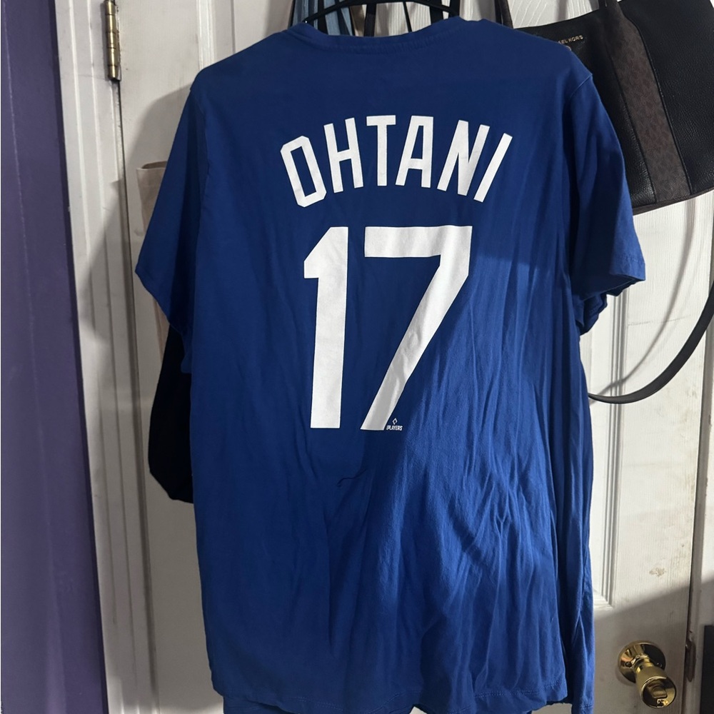 Fanatics Blue Dodgers Ohtani Tee